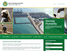 Tablet Screenshot of isdbcareers.com